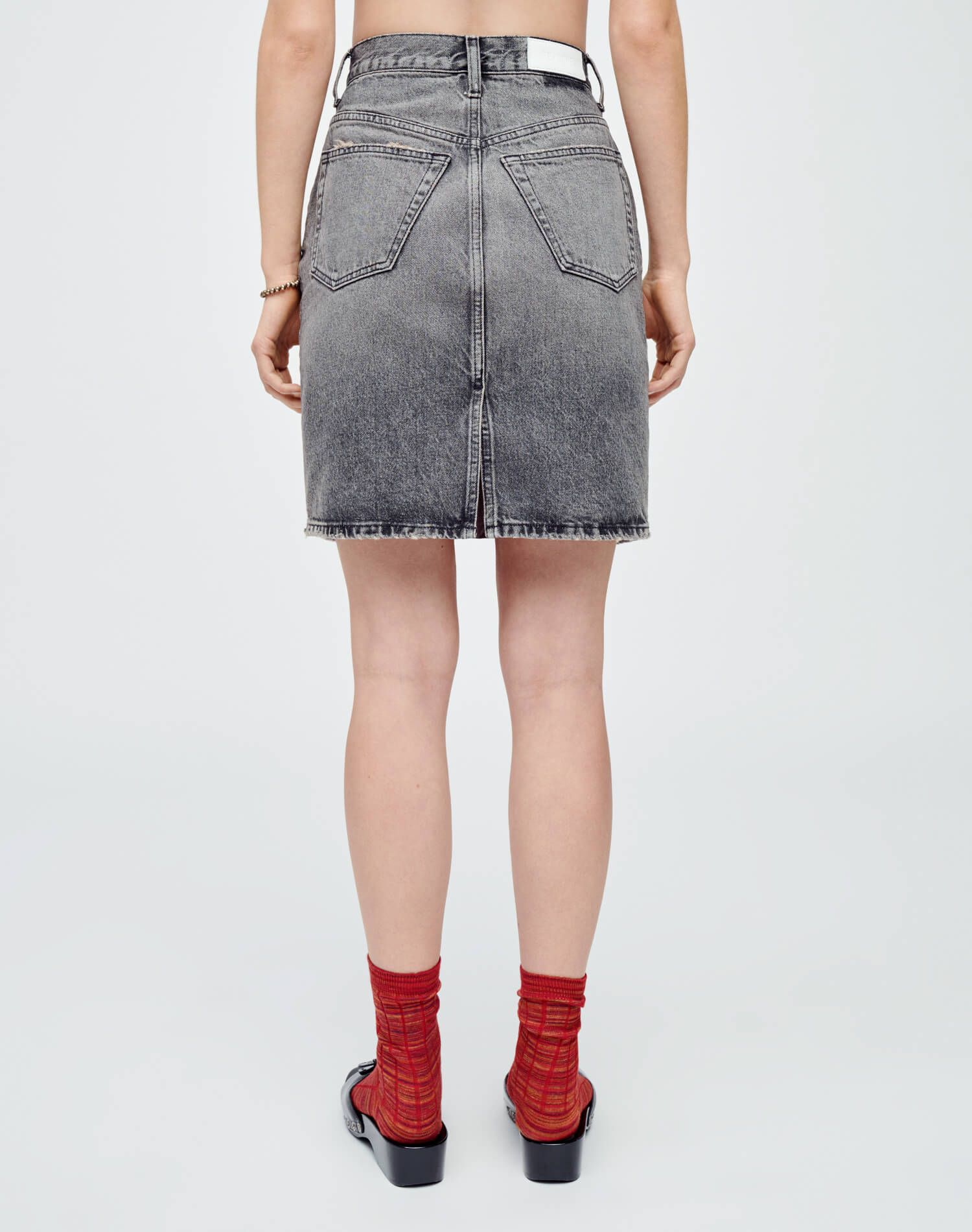 Pencil Skirt - Midnight Ash sold by Re/Done product image thumbnail 4