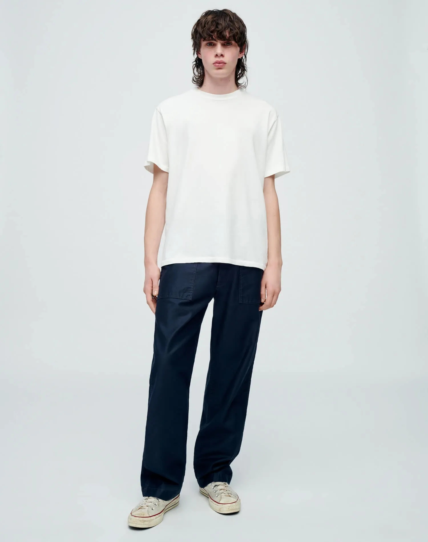 Hanes Loose Tee - Old White sold by Re/Done product image thumbnail 2