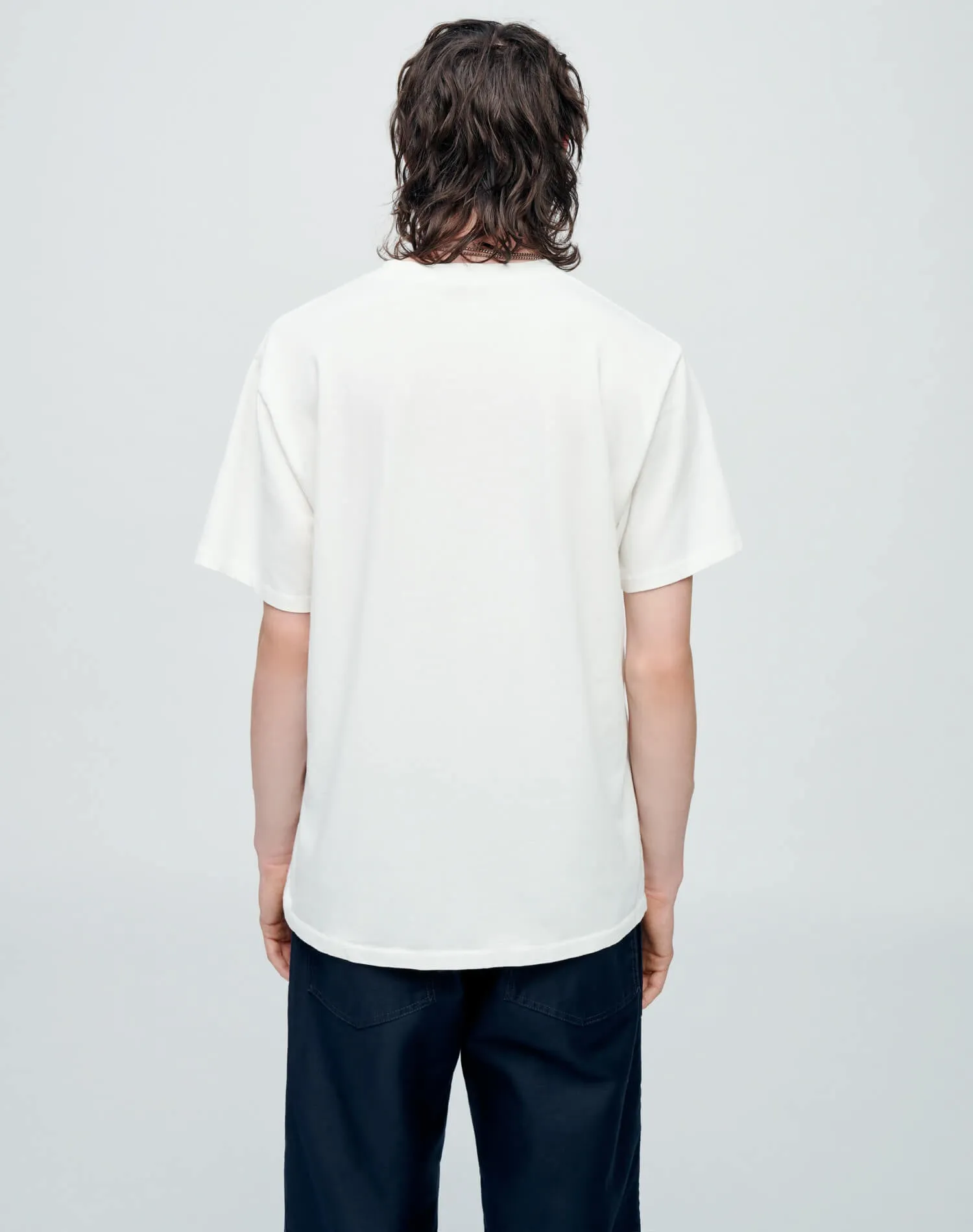 Hanes Loose Tee - Old White sold by Re/Done product image thumbnail 5