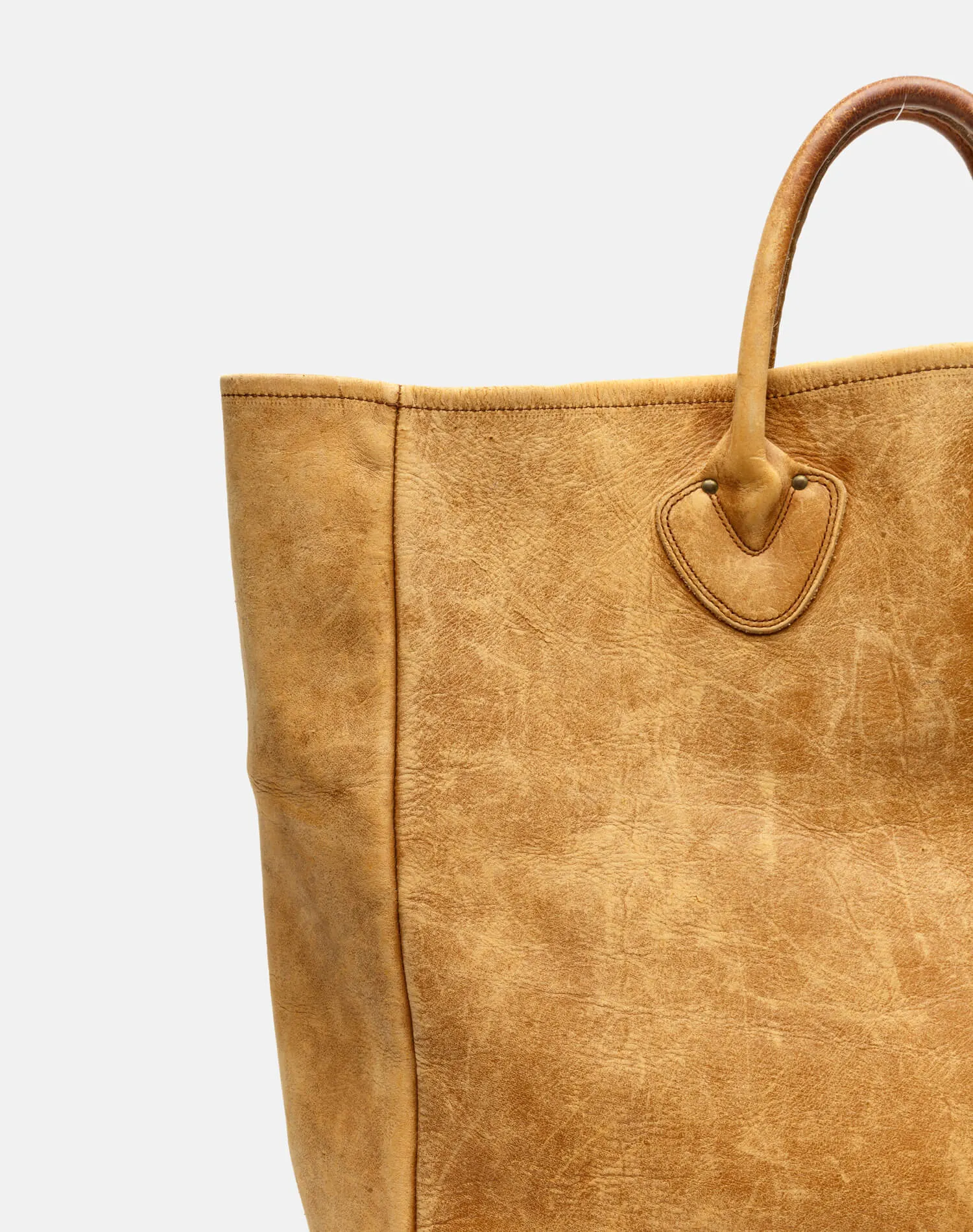 60s LL Bean Script Label Leather Tote Bag sold by Re/Done product image thumbnail 5