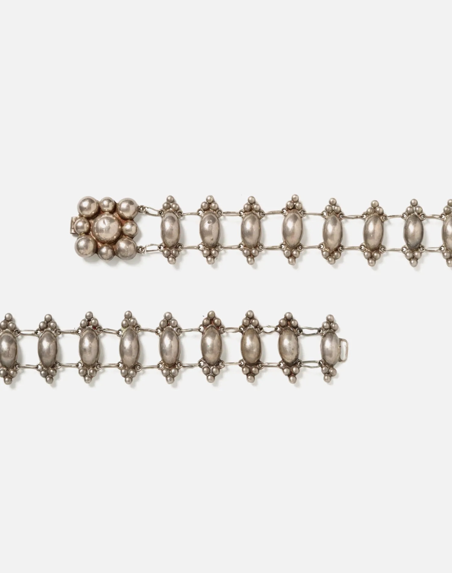 40s Handmade Mexican Silver Belt sold by Re/Done