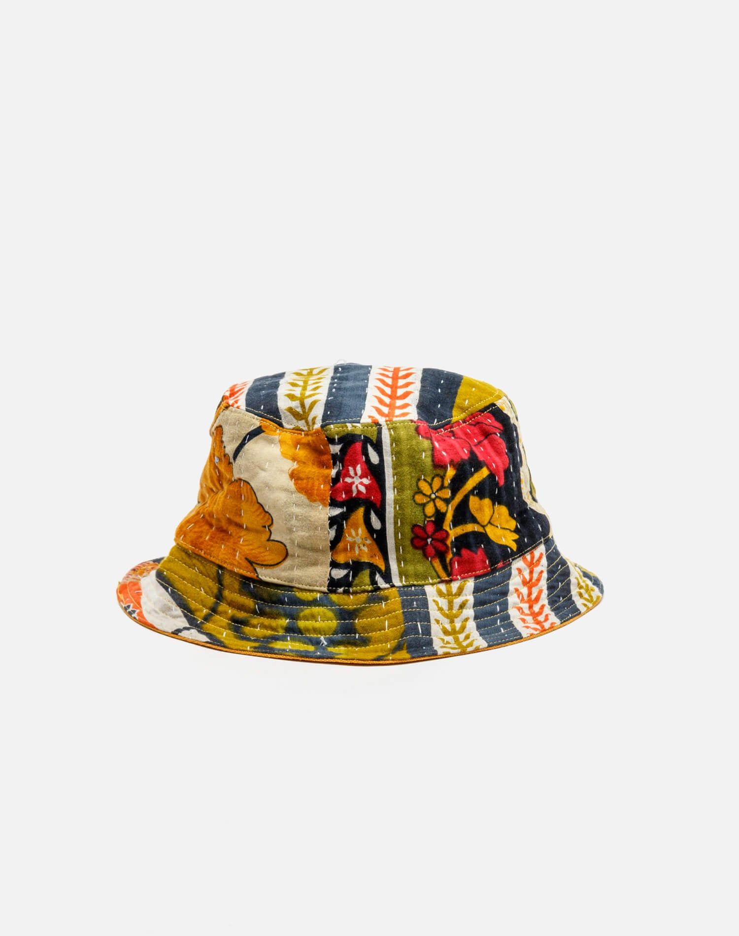 Upcycled Quilt Bucket Hat - #42 sold by Re/Done product image thumbnail 2