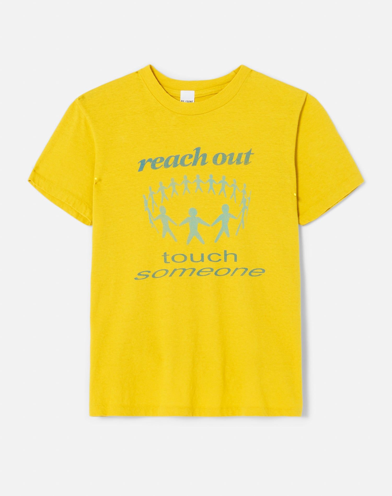 70s Loose "Touch Someone" Tee - Bumblebee sold by Re/Done
