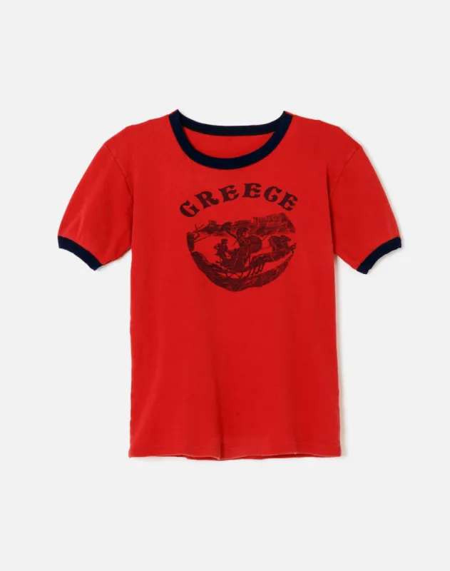 70s Greece Ringer Tee sold by Re/Done