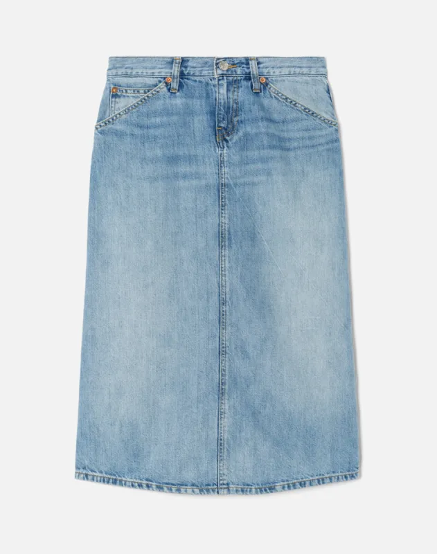Low Rider Midi Skirt - Vintage Flow made by Re/Done