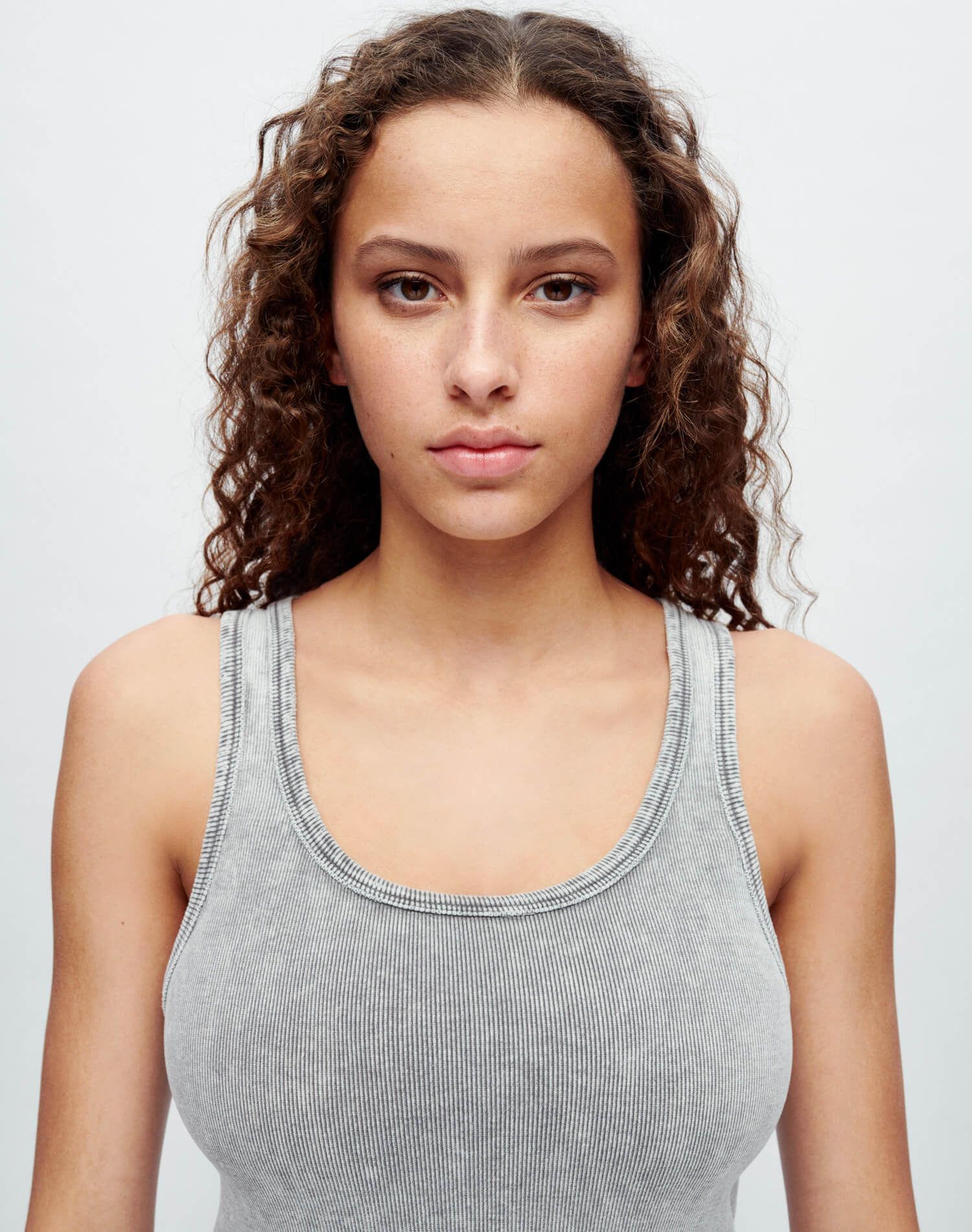 Long Tank Dress - LSD Grey sold by Re/Done product image thumbnail 2