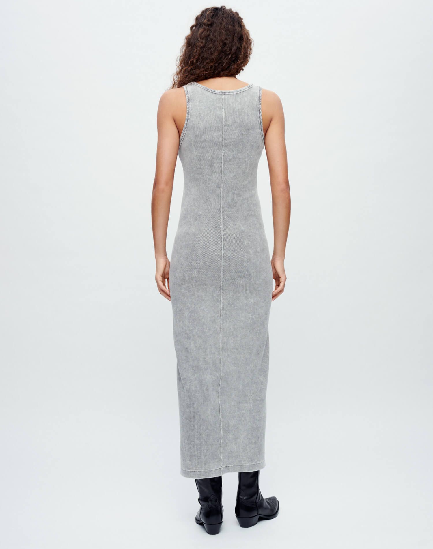 Long Tank Dress - LSD Grey sold by Re/Done product image thumbnail 3