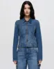 Slim Zip Jacket - Crafted Indigo sold by Re/Done