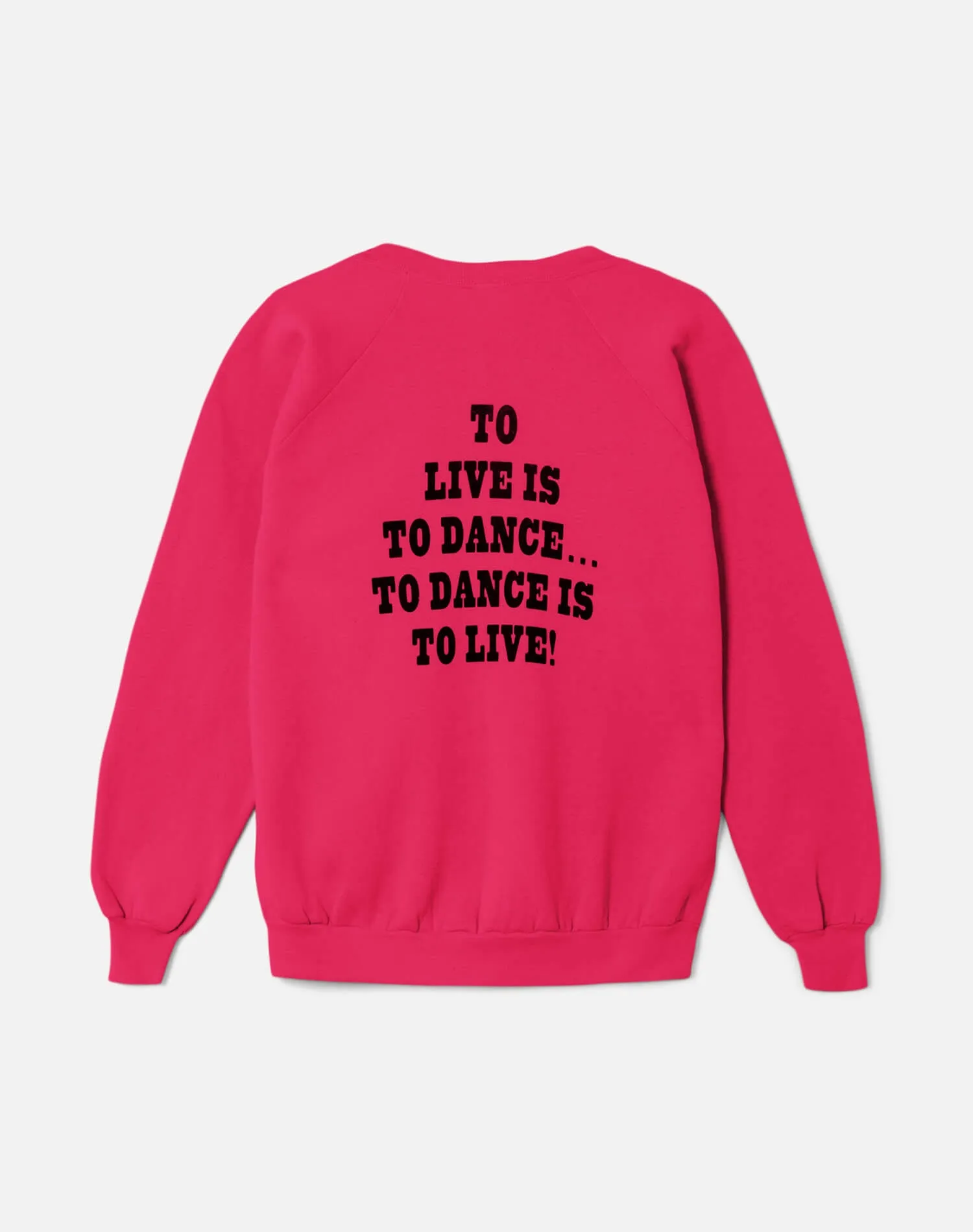 Upcycled "Snoopy Dancing" Sweatshirt in Fuchsia - 11229738 sold by Re/Done product image thumbnail 2