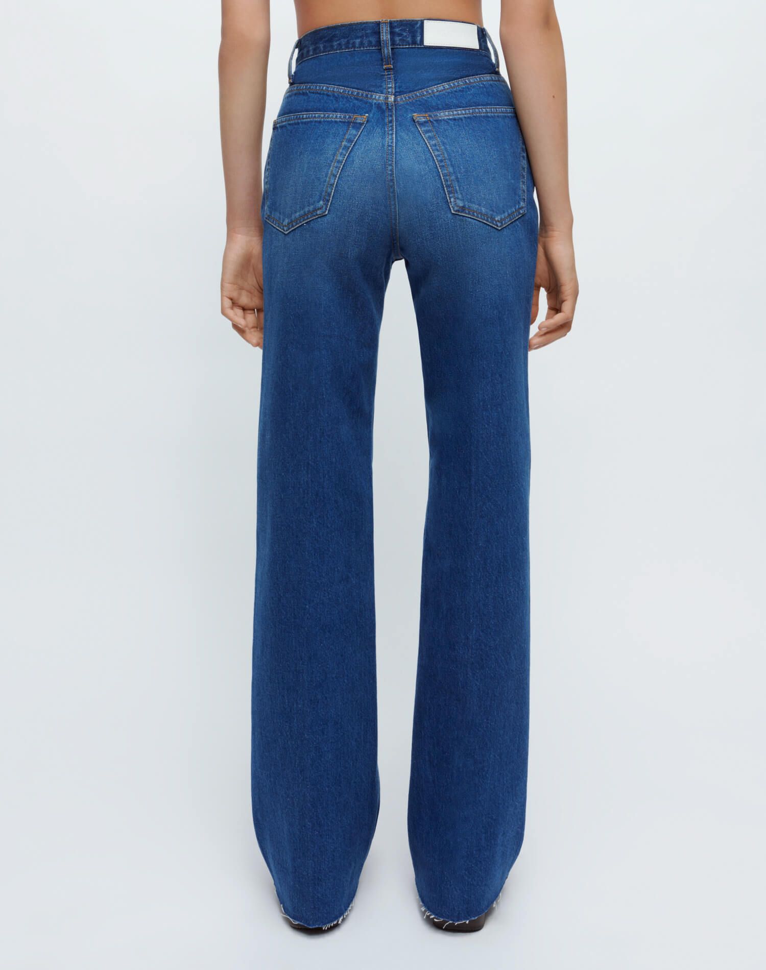 Ultra High Rise Wide Leg - Broken Blue sold by Re/Done product image thumbnail 6