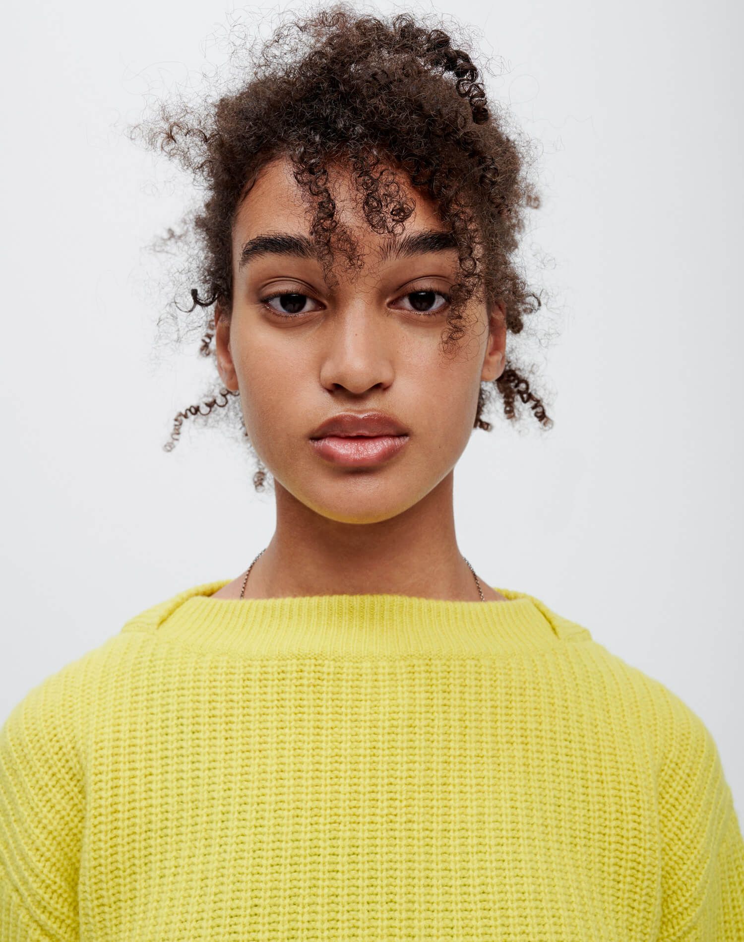 Cropped Boatneck Pullover - Lime sold by Re/Done product image thumbnail 5