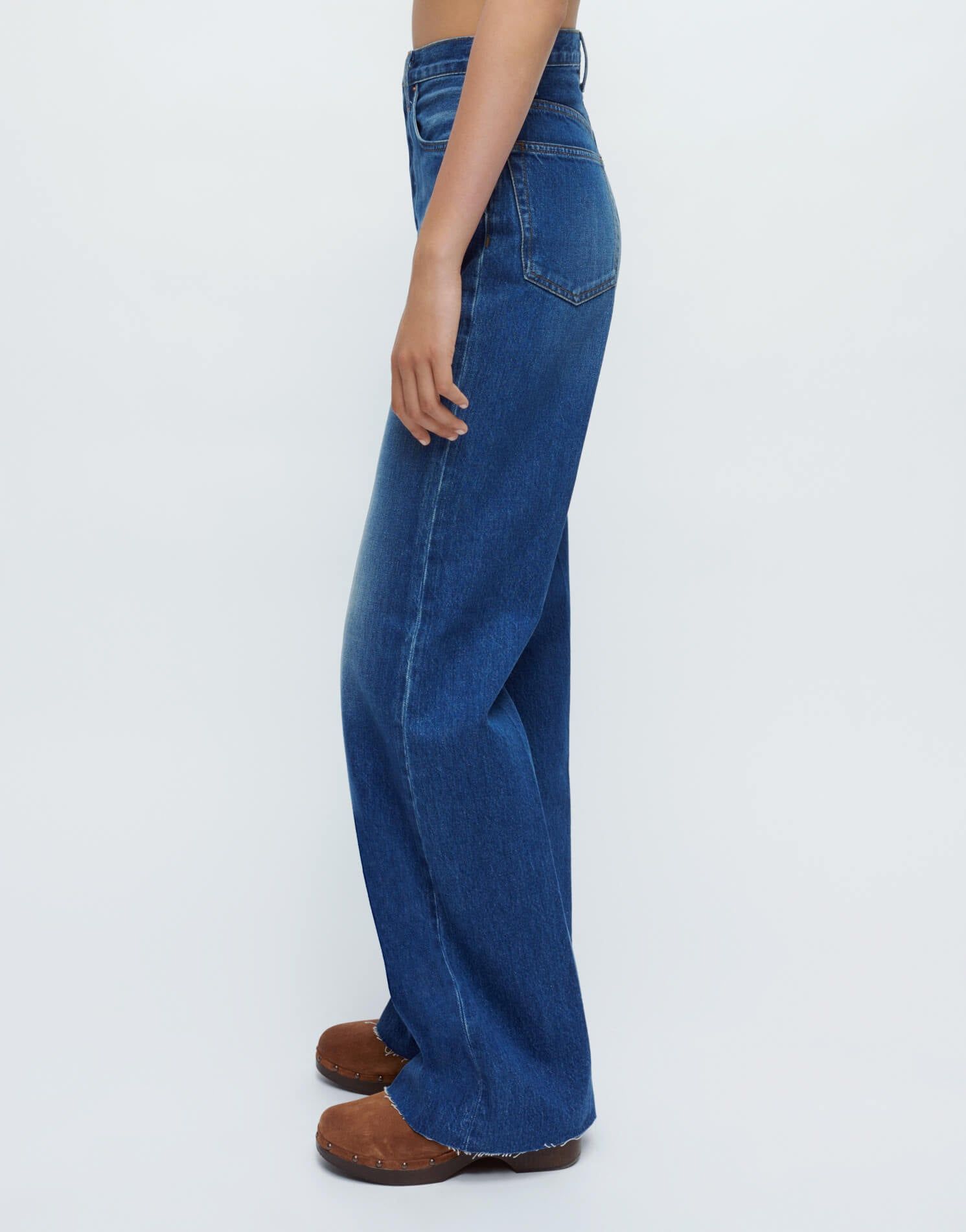 Ultra High Rise Wide Leg - Broken Blue sold by Re/Done product image thumbnail 5
