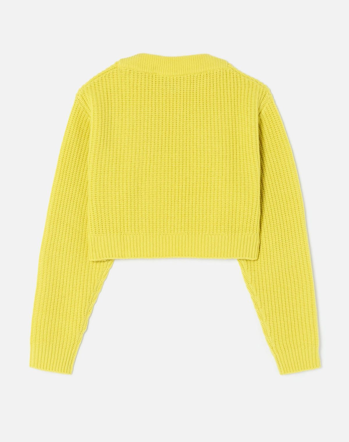 Cropped Boatneck Pullover - Lime sold by Re/Done product image thumbnail 2