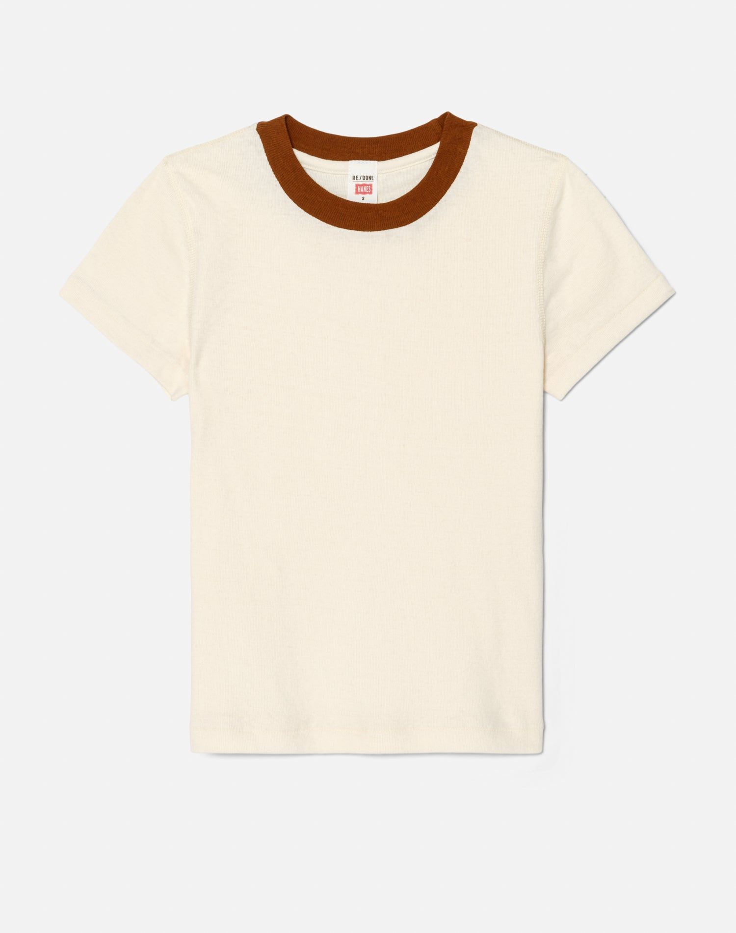 90s Baby Tee - Vintage Ivory with Sienna sold by Re/Done