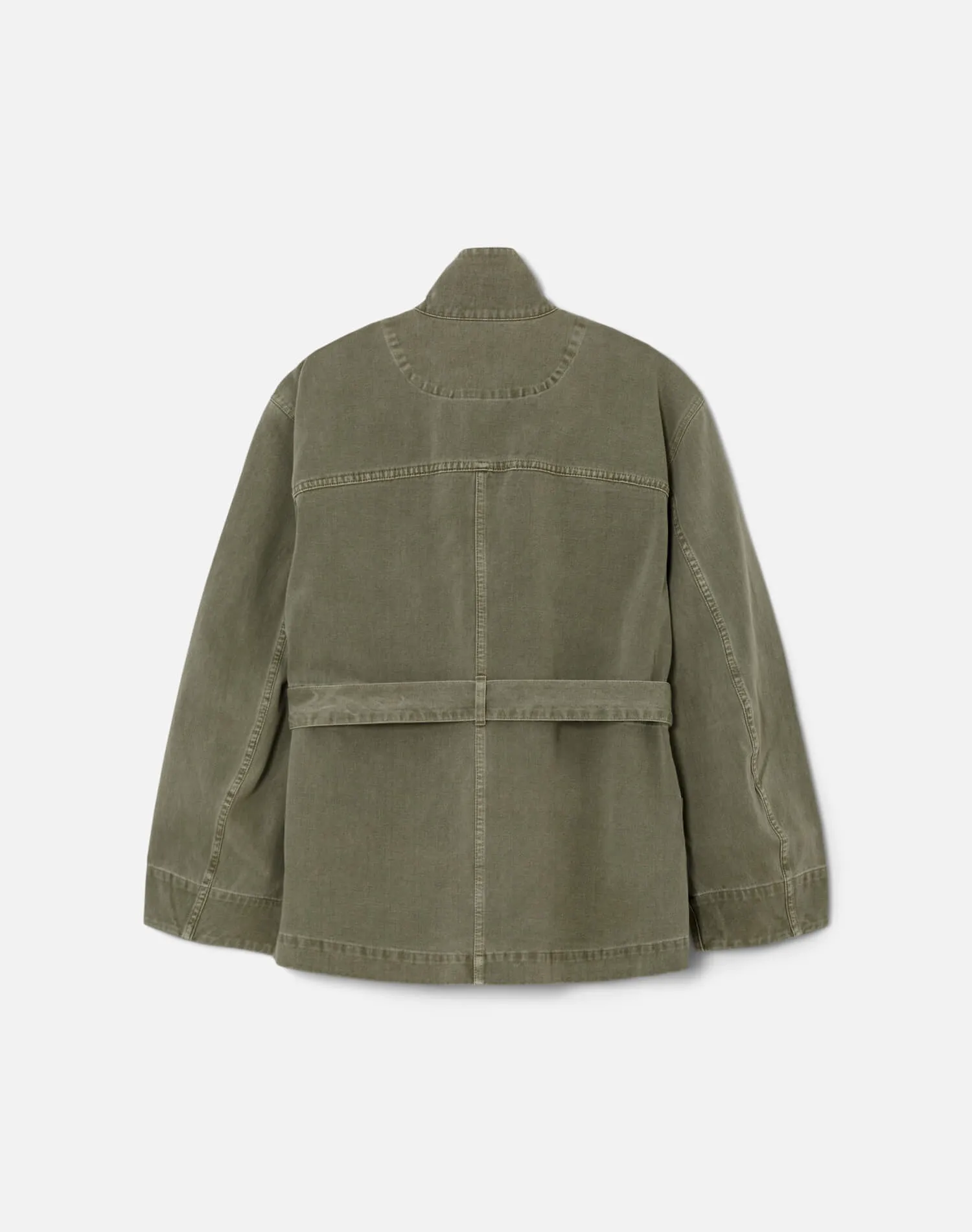 Belted Military Jacket - Washed Military sold by Re/Done product image thumbnail 2