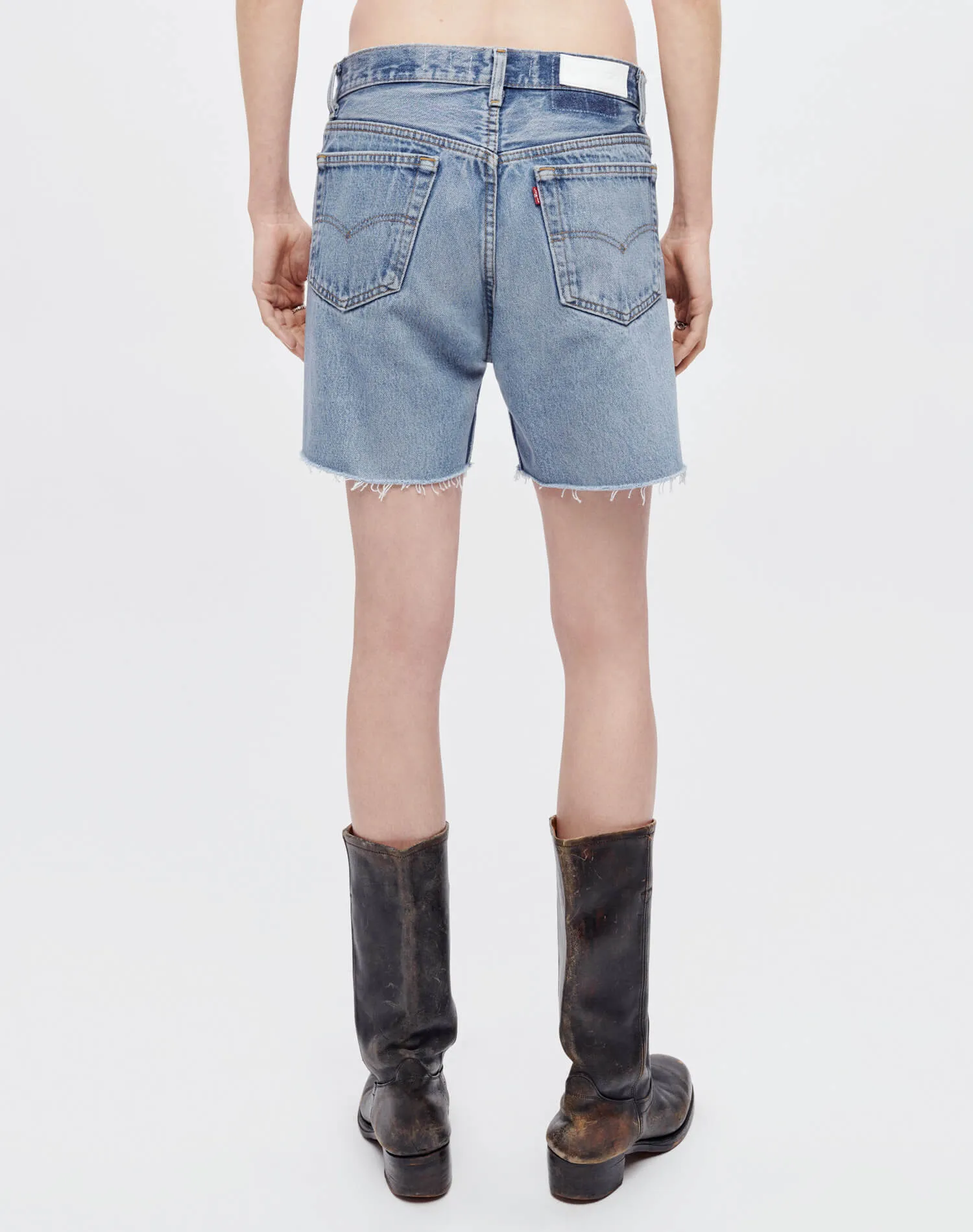 Levi's Boy Short - Indigo sold by Re/Done product image thumbnail 4