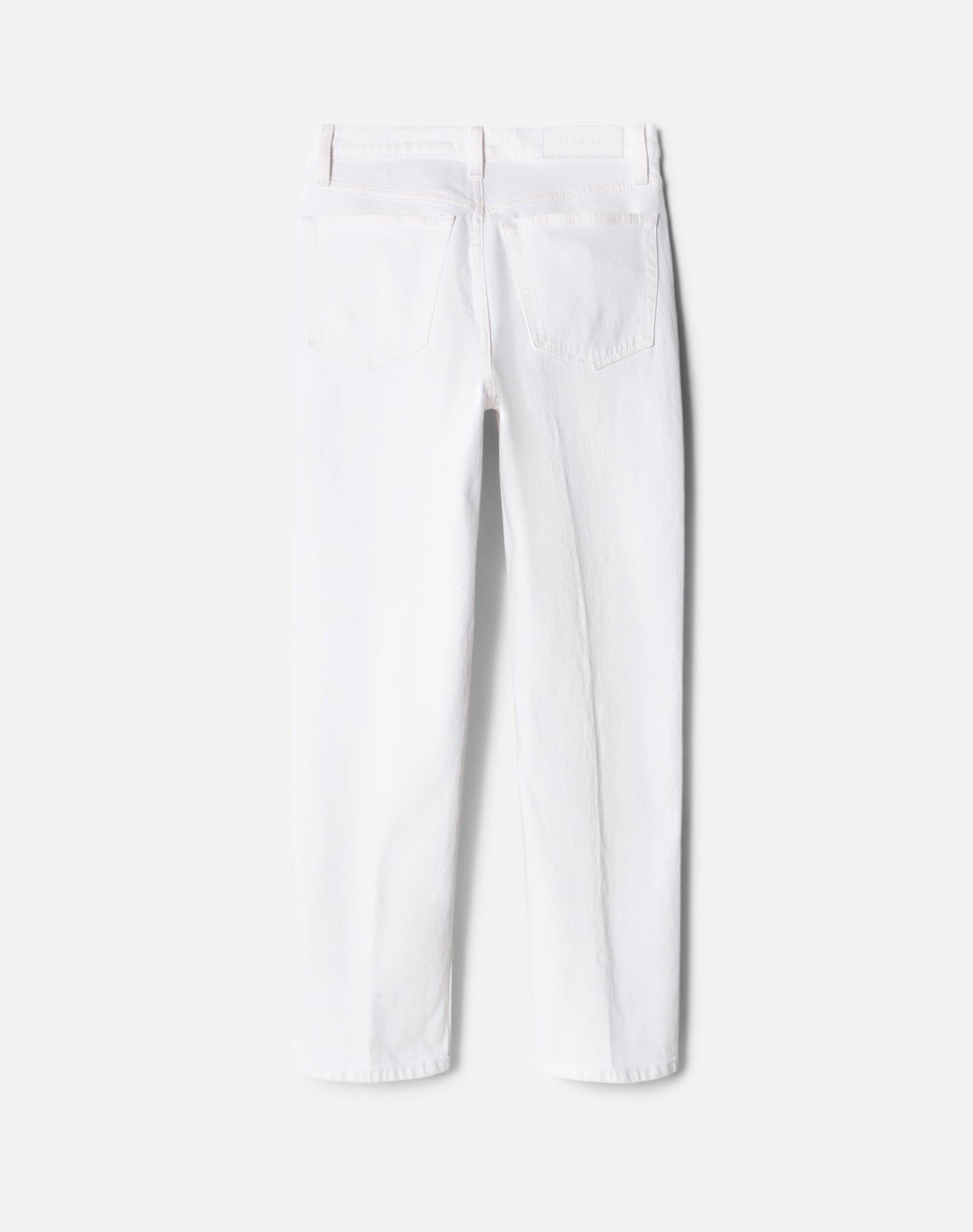 Comfort Stretch High Rise Stove Pipe - White sold by Re/Done product image thumbnail 2