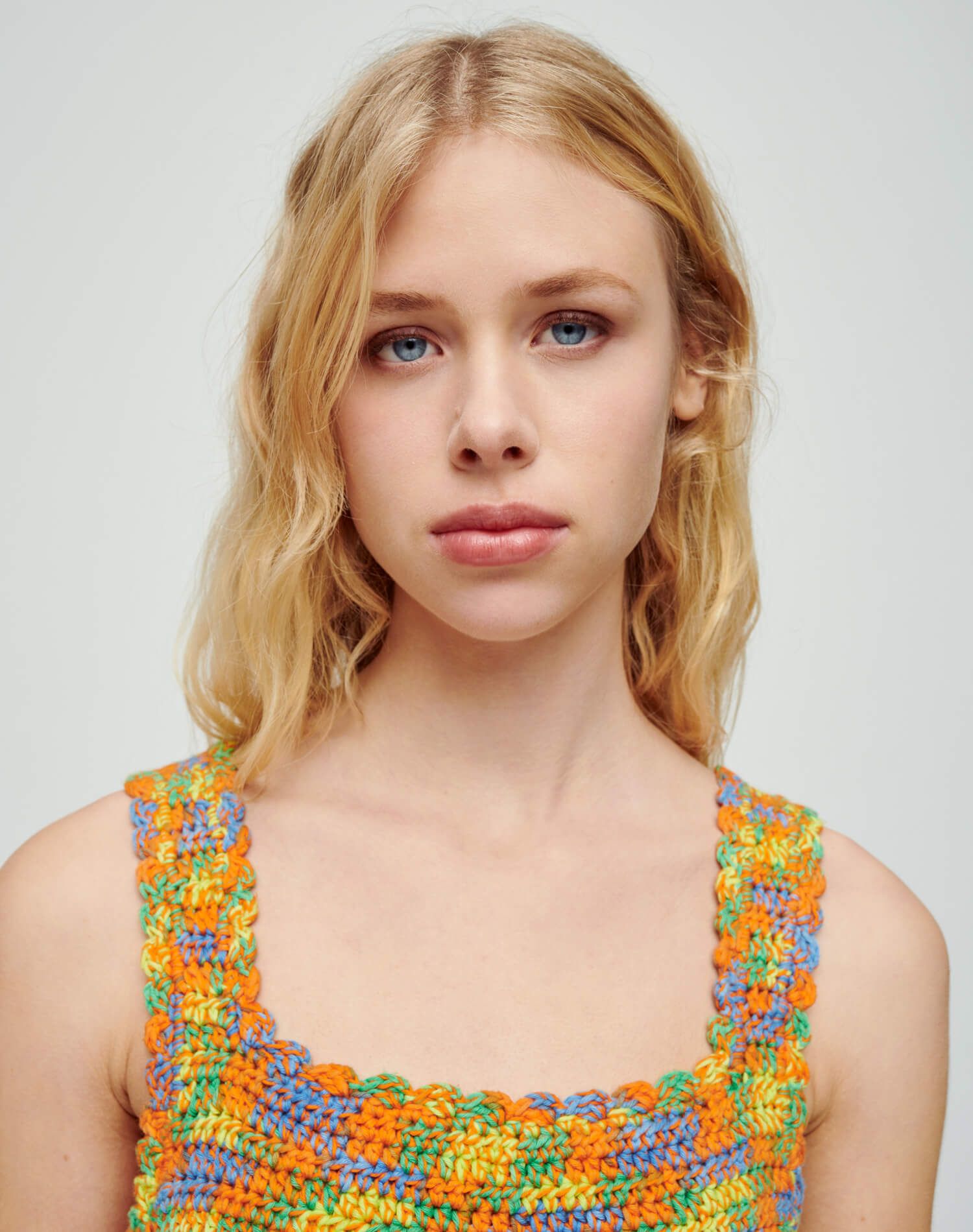 70s Crochet Dress - Multi Space Dye sold by Re/Done product image thumbnail 3