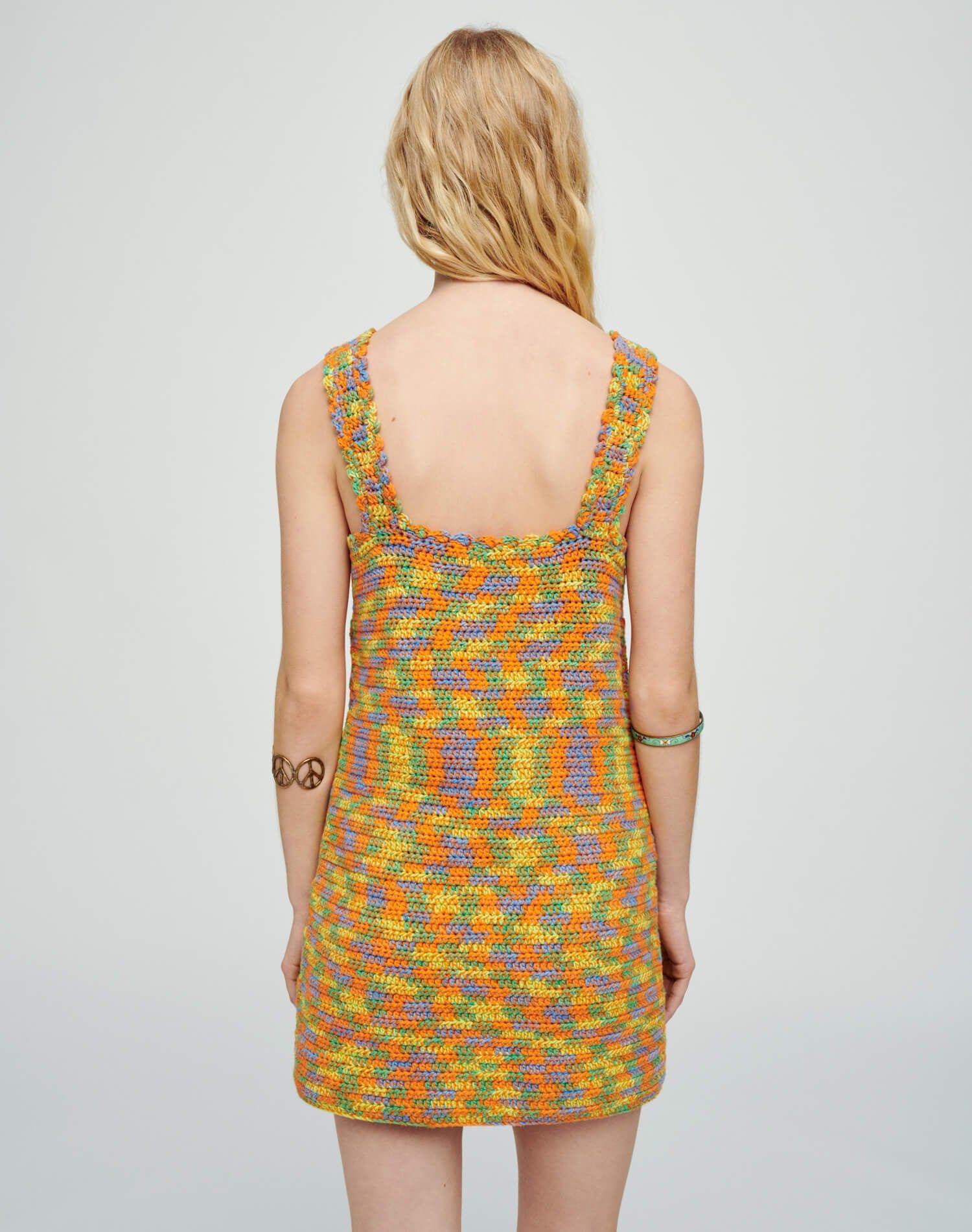 70s Crochet Dress - Multi Space Dye sold by Re/Done product image thumbnail 5
