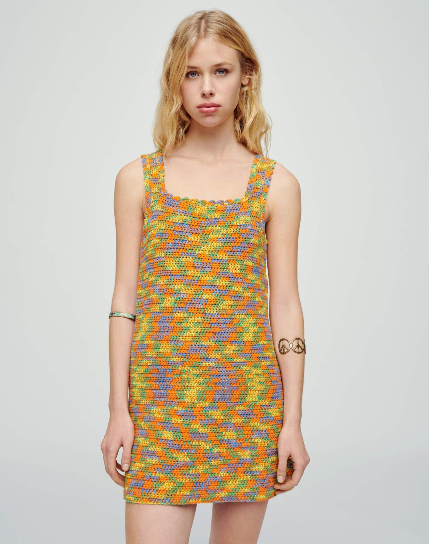 70s Crochet Dress - Multi Space Dye sold by Re/Done product image thumbnail 2