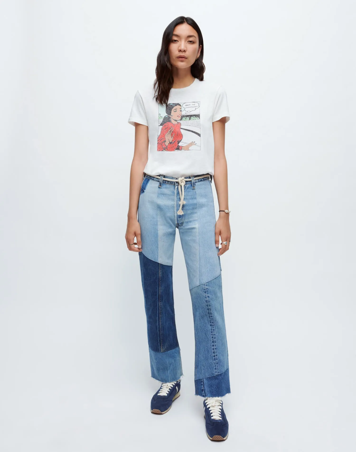 Levi's 70s Loose Flare - Patched Indigo sold by Re/Done product image thumbnail 4