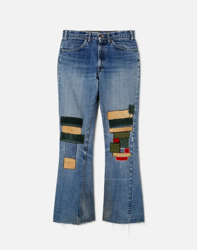 70s Patchwork Levi's 517 - #11 sold by Re/Done
