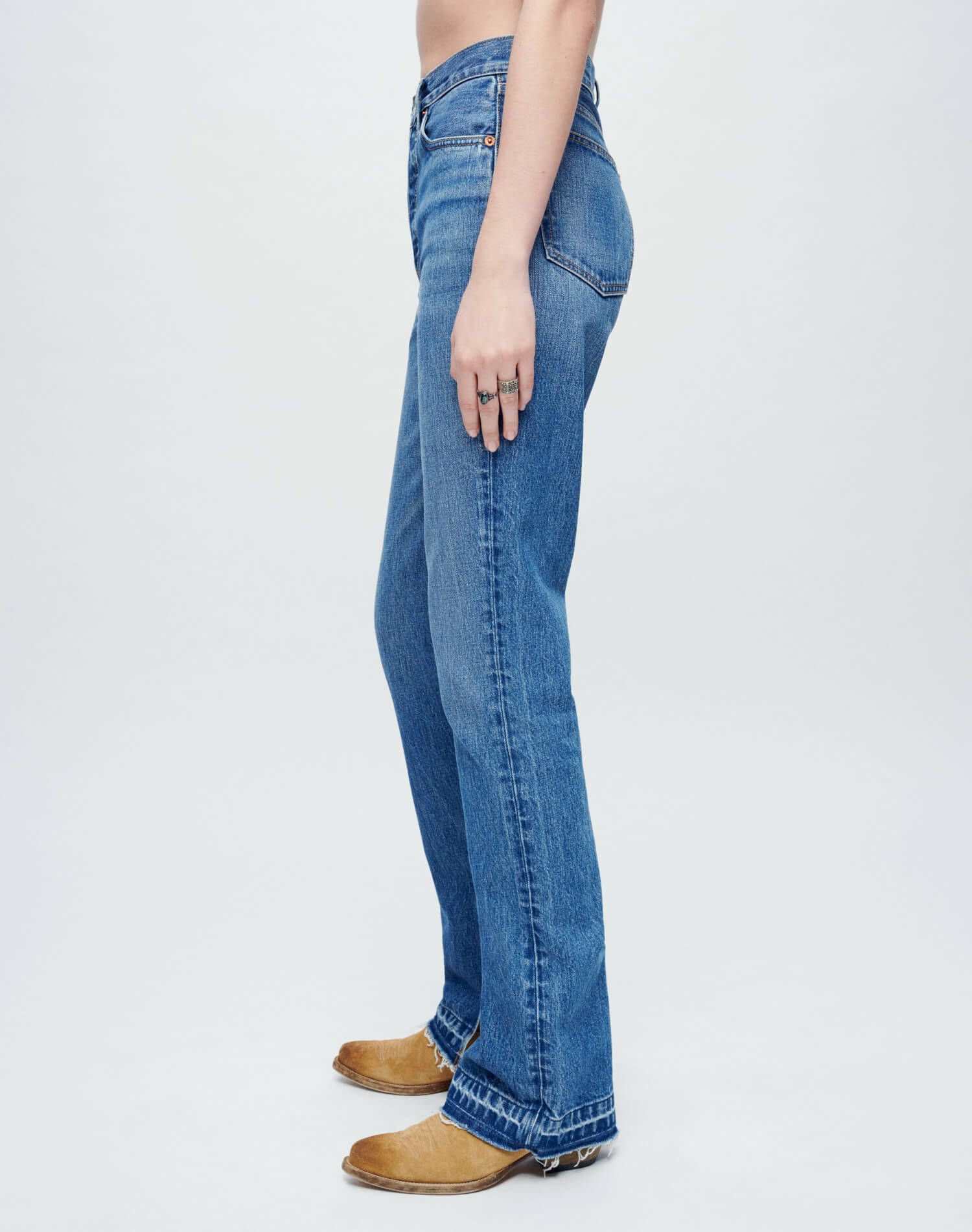 High Rise Skinny Boot - Atomic sold by Re/Done product image thumbnail 3