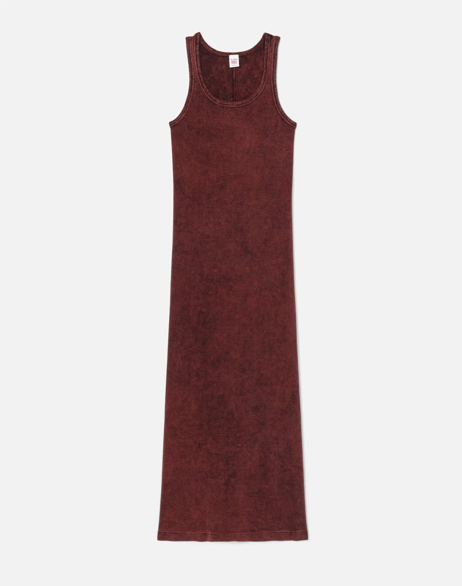 Long Tank Dress - LSD Burgundy sold by Re/Done