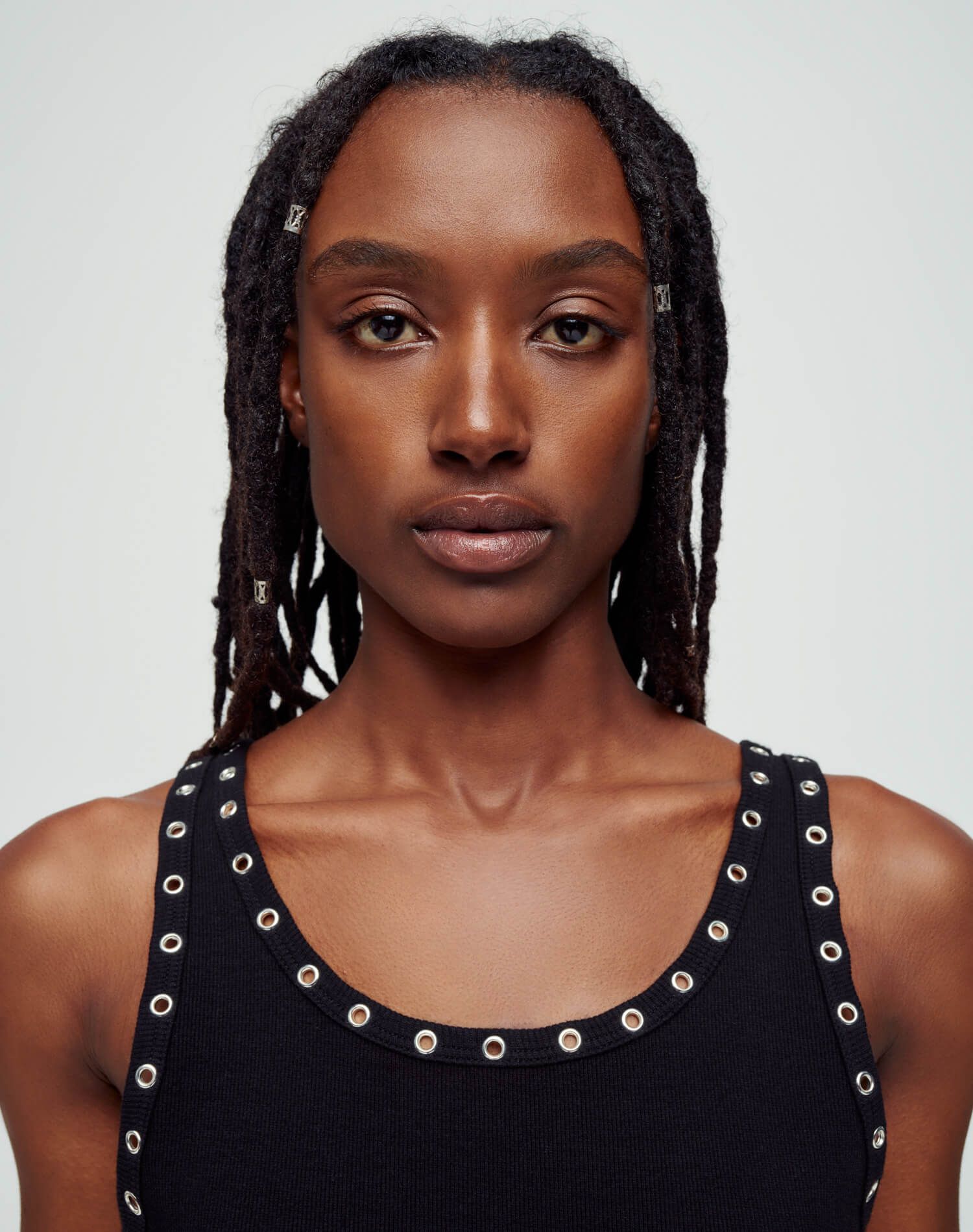 Eyelet Tank Dress - Black sold by Re/Done product image thumbnail 3