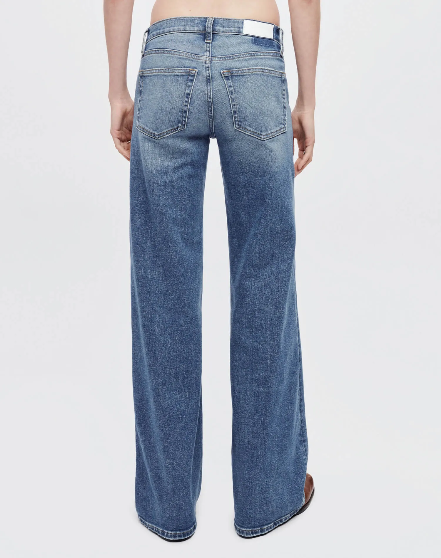 Comfort Stretch Mid Rise Wide Leg - West Coast Fade sold by Re/Done product image thumbnail 4