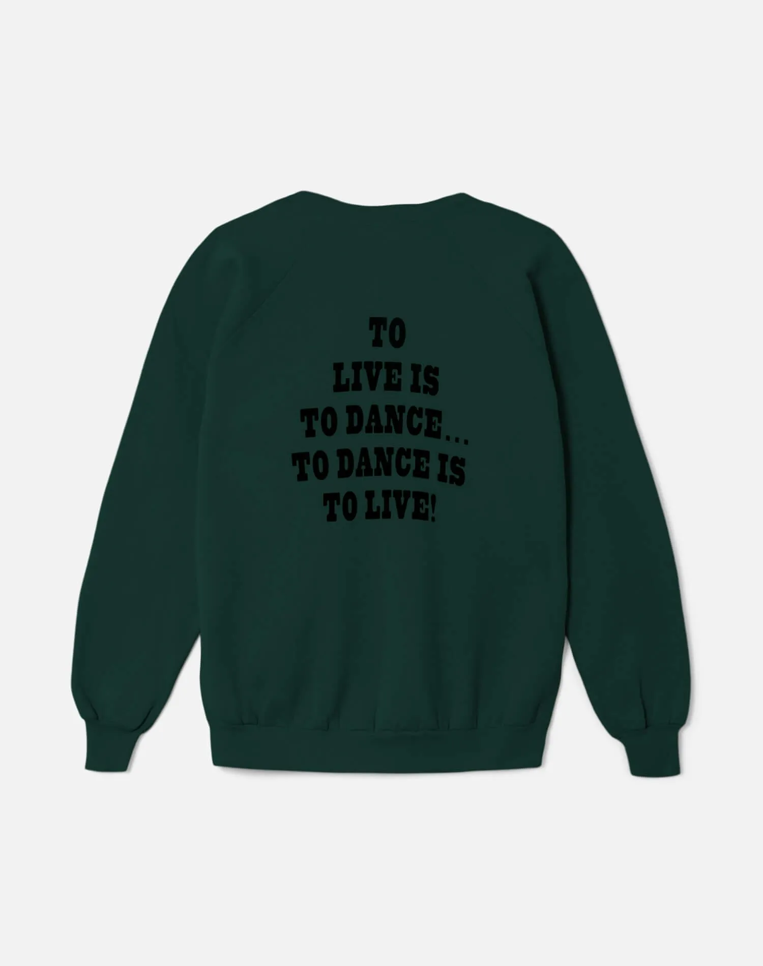 Upcycled "Snoopy Dancing" Sweatshirt in Dark Green - 11229732 sold by Re/Done product image thumbnail 2