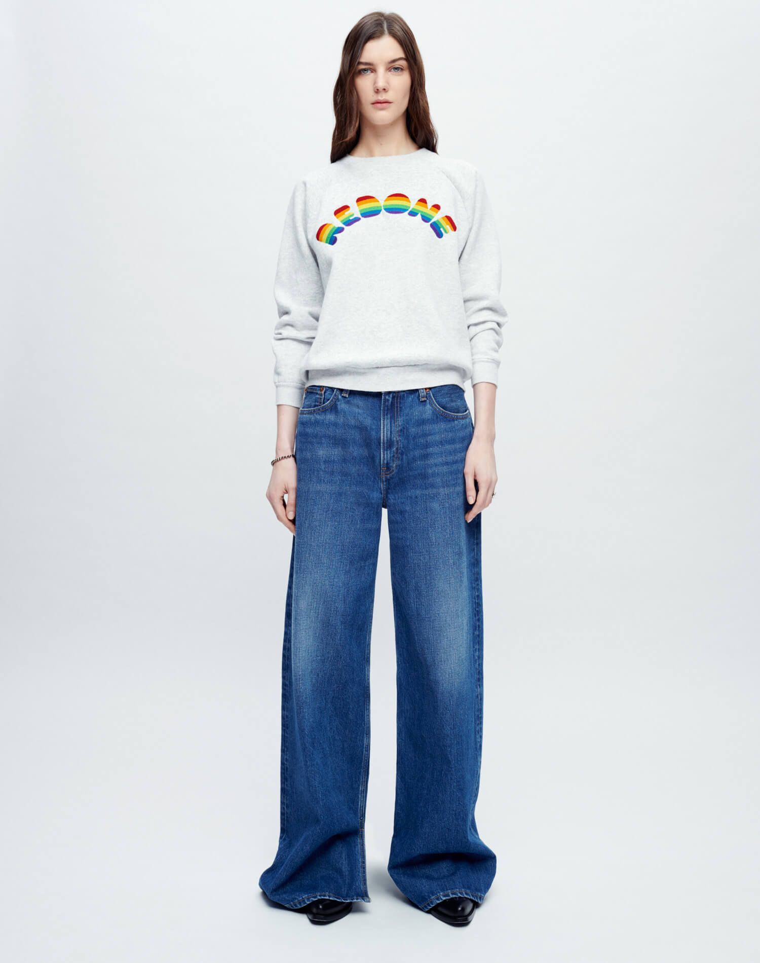 Upcycled "RE/DONE Arc" Sweatshirt - Assorted sold by Re/Done product image thumbnail 2