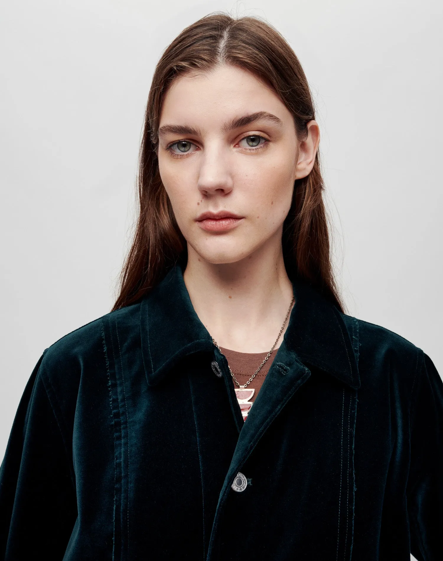 Velvet Chore Jacket - Spruce sold by Re/Done product image thumbnail 3