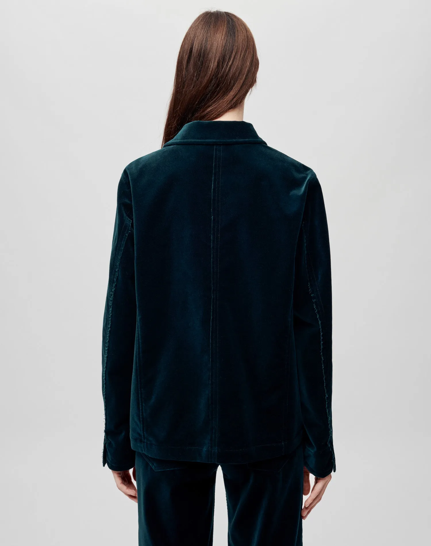 Velvet Chore Jacket - Spruce sold by Re/Done product image thumbnail 5
