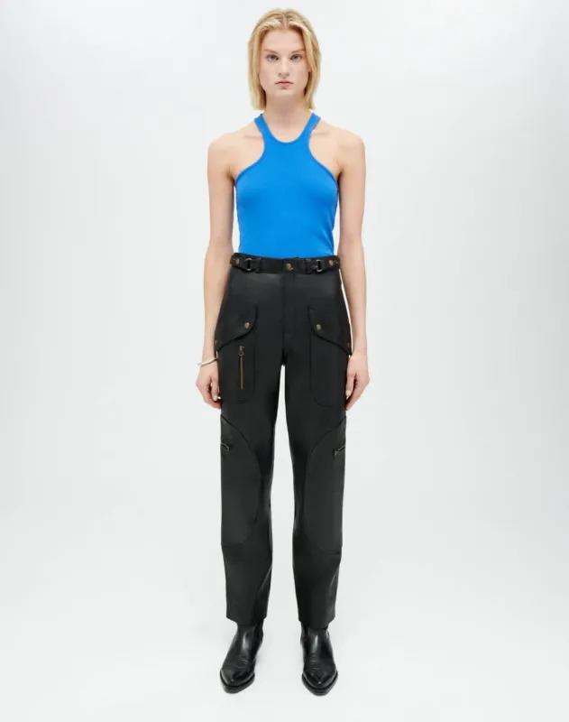 Hanes Racer Tank - Cobalt sold by Re/Done