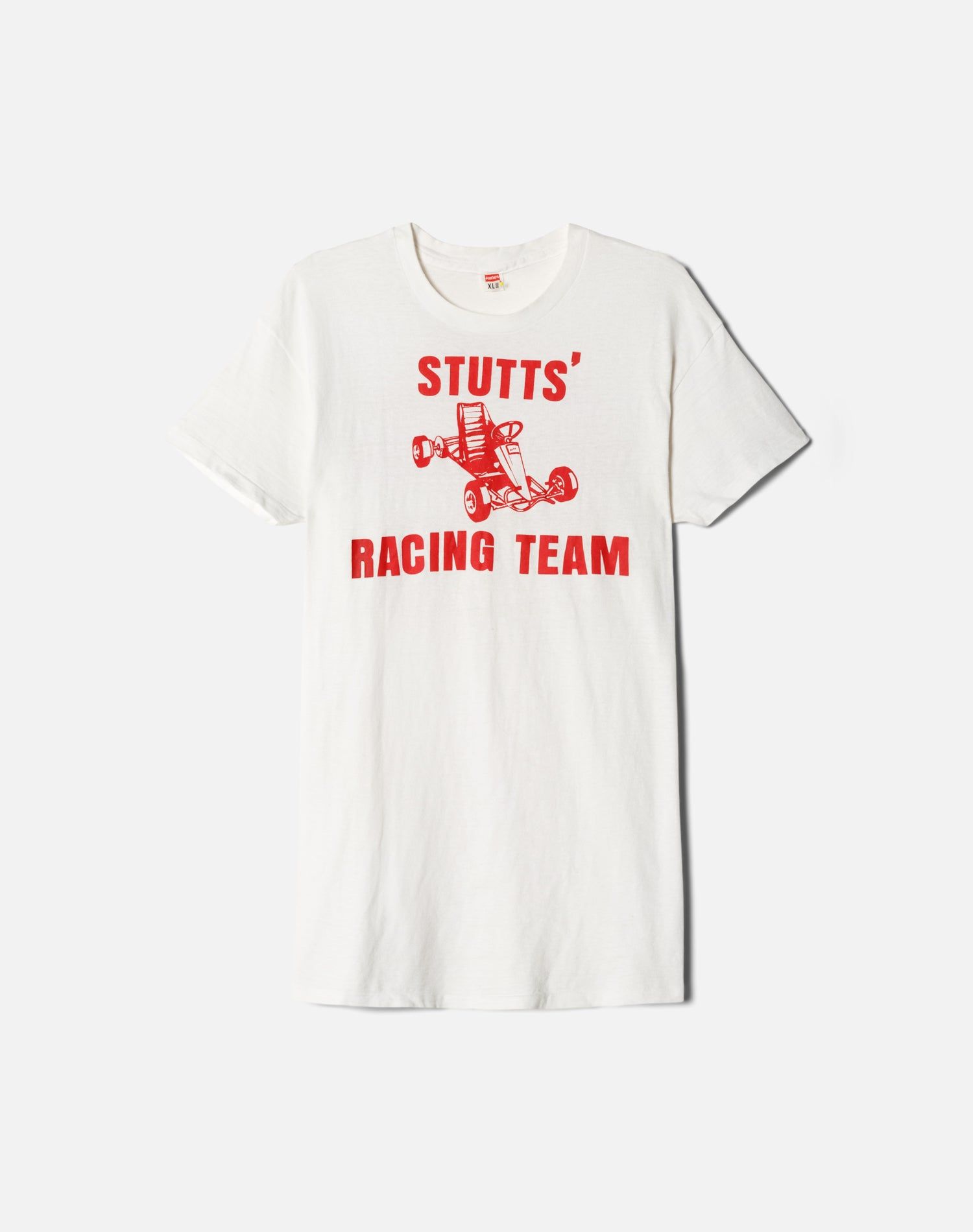 60s Hanes Go Kart Tee -#42 sold by Re/Done