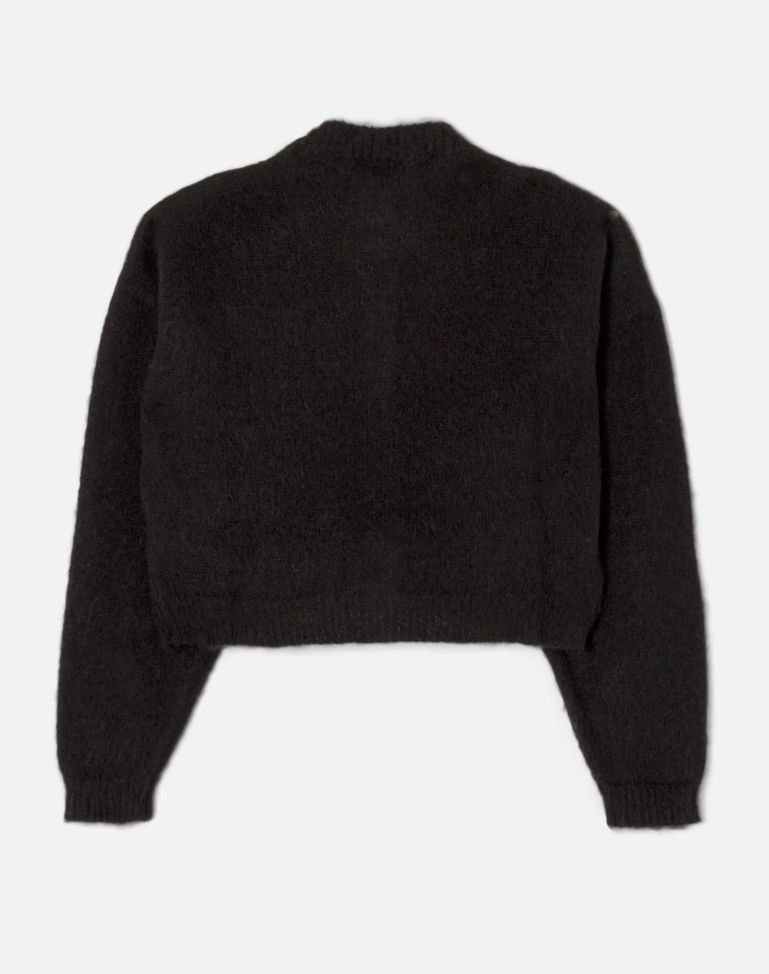 Intarsia Crew Cardigan - Black Multi sold by Re/Done product image thumbnail 2