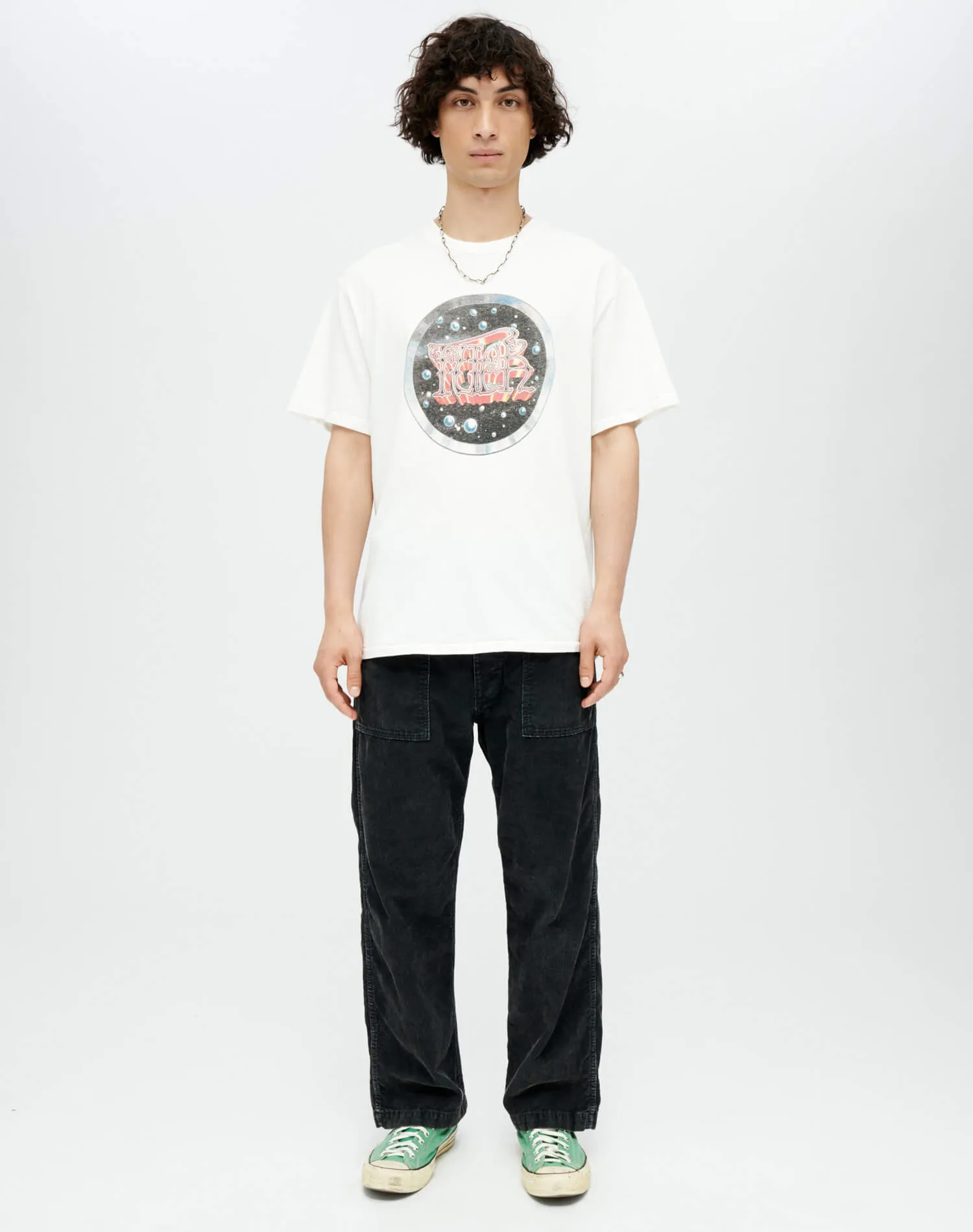 Loose "F***" Tee - Old White sold by Re/Done product image thumbnail 2