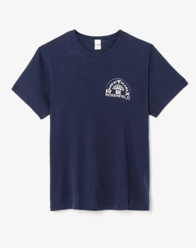 70s Loose "Great Year" Tee - Vintage Navy sold by Re/Done