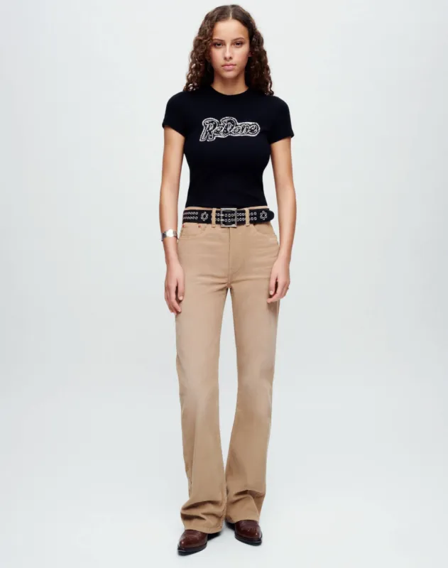 90s Baby Tee "RE/DONE" - Vintage Black sold by Re/Done