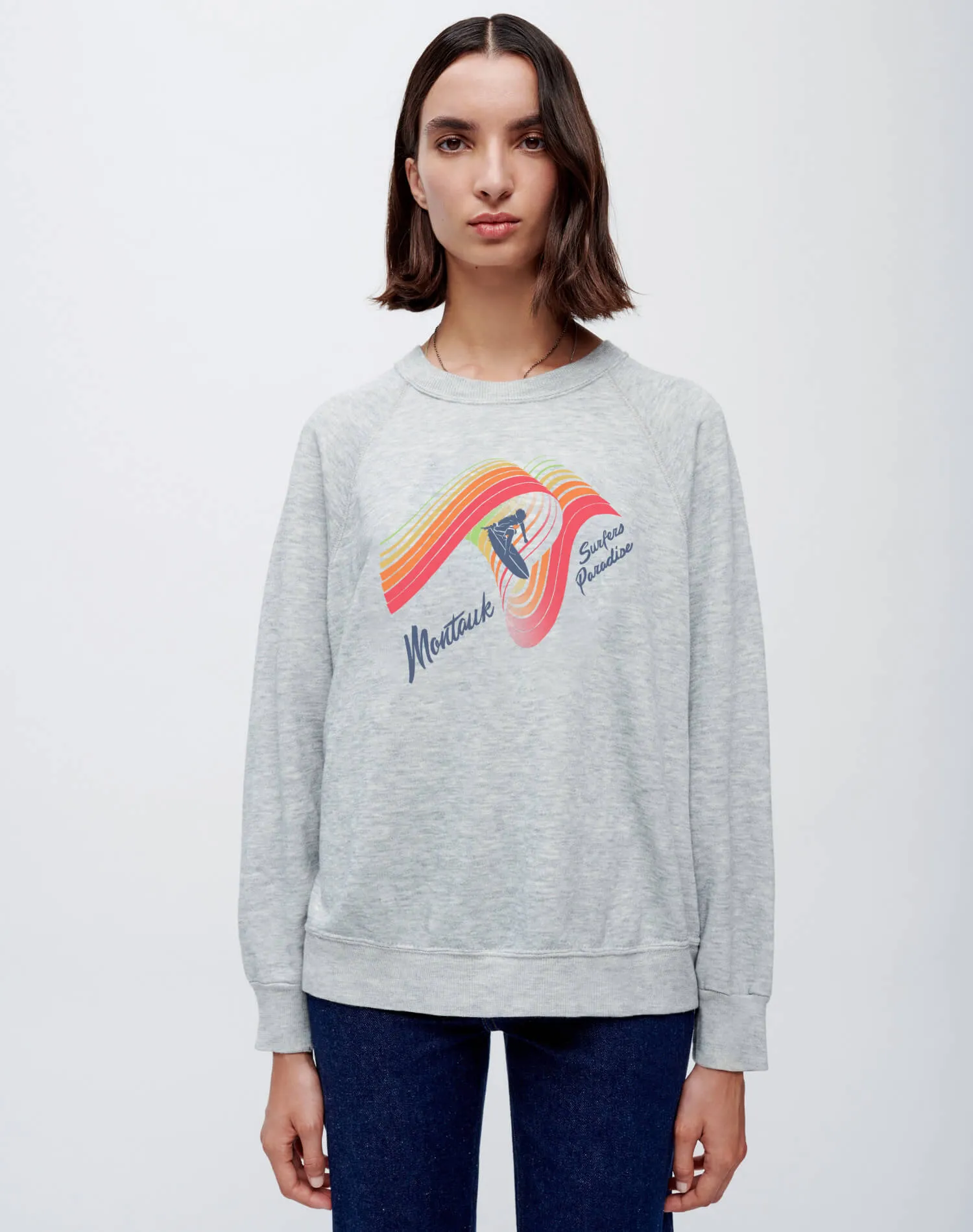 Upcycled "Montauk" Sweatshirt - Assorted sold by Re/Done