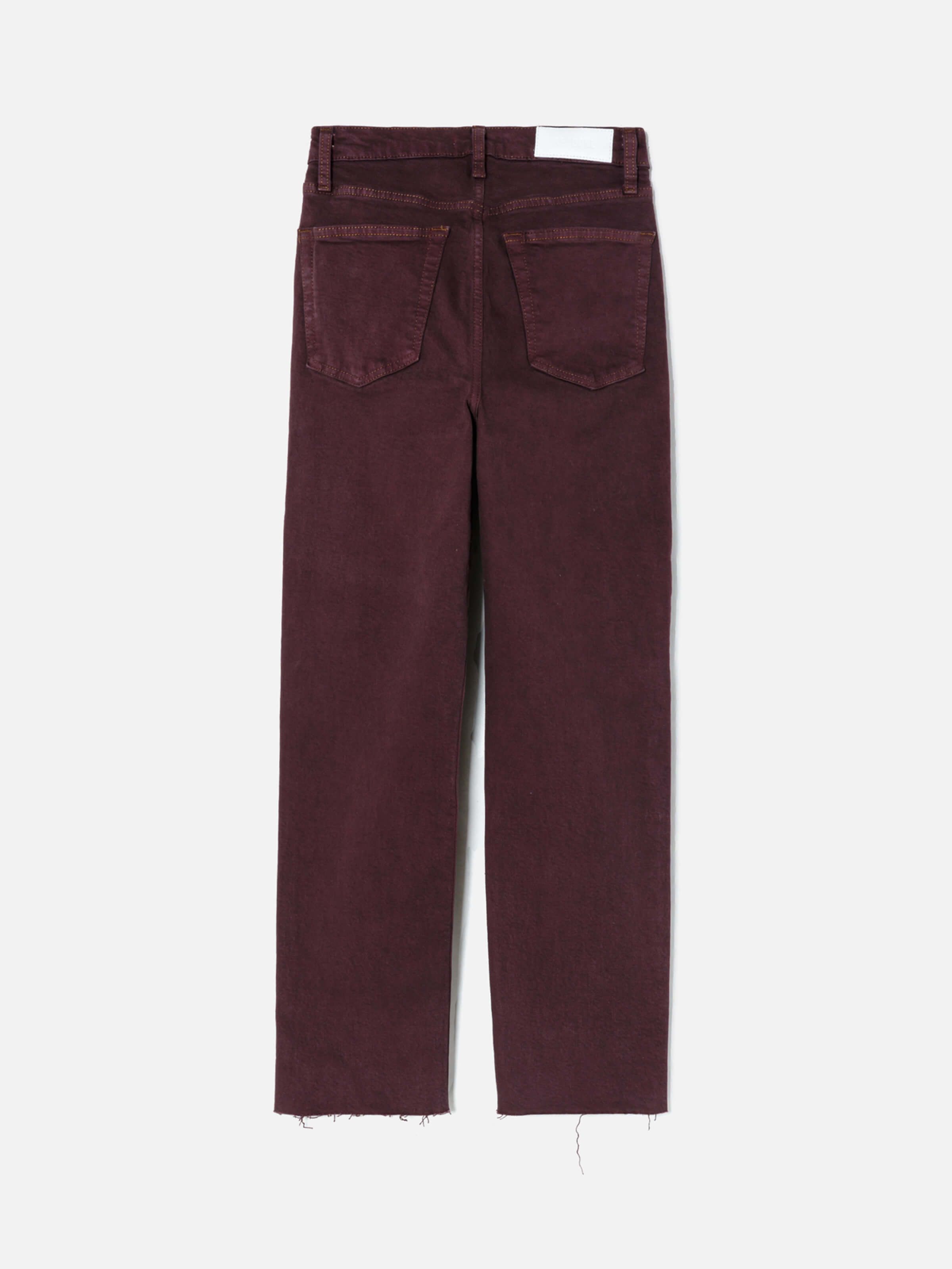 Comfort Stretch Ultra High Rise Stove Pipe - Washed Plum sold by Re/Done product image thumbnail 2