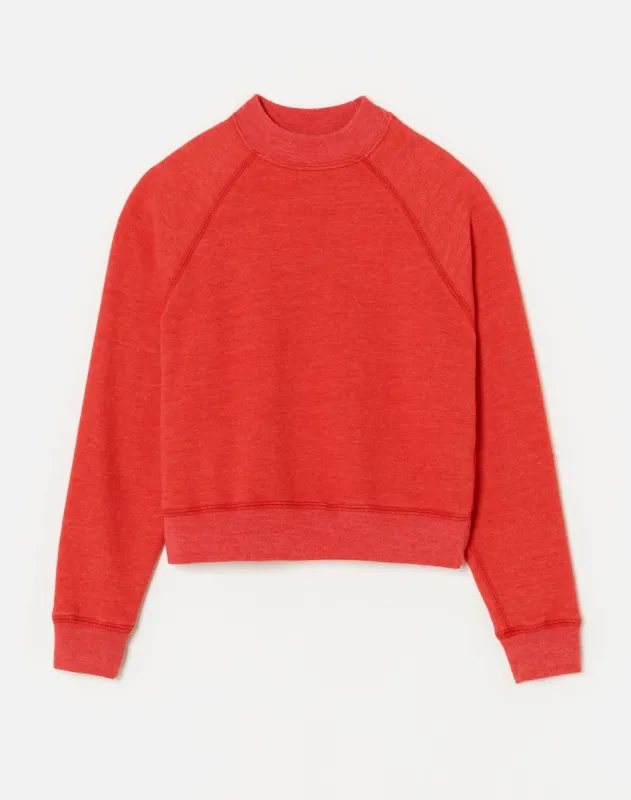 Shrunken Crewneck - Heather Red sold by Re/Done