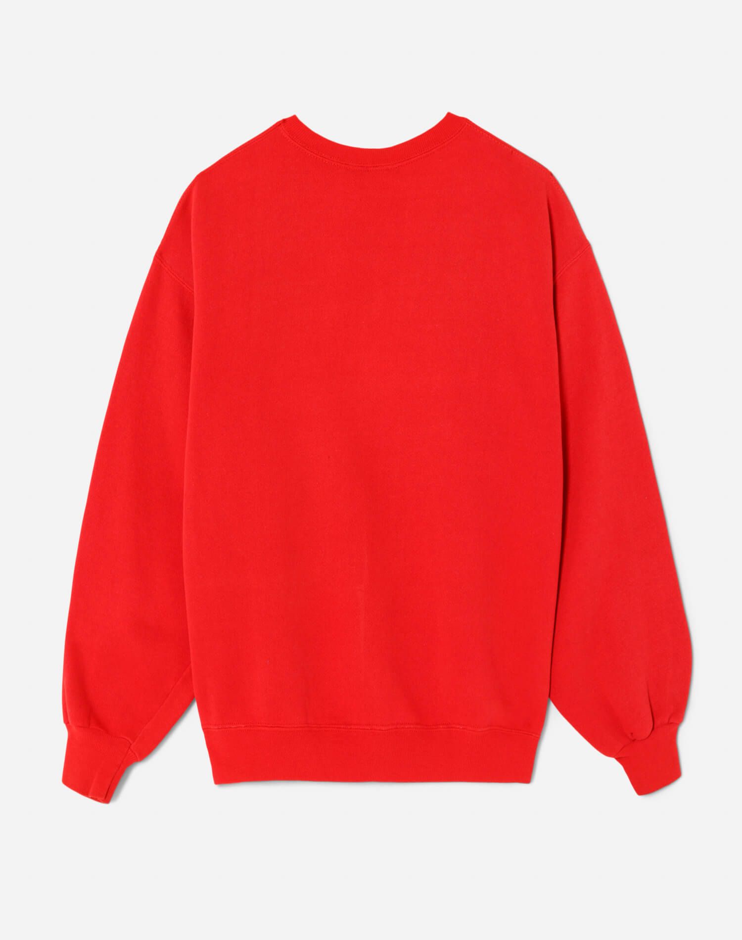 Upcycled "RE/DONE Spiral" Sweatshirt - Red sold by Re/Done product image thumbnail 2
