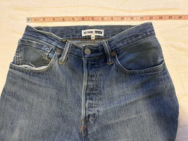 RE/DONE x Levis High Rise Ankle Crop sold by Re/Done product image thumbnail 3