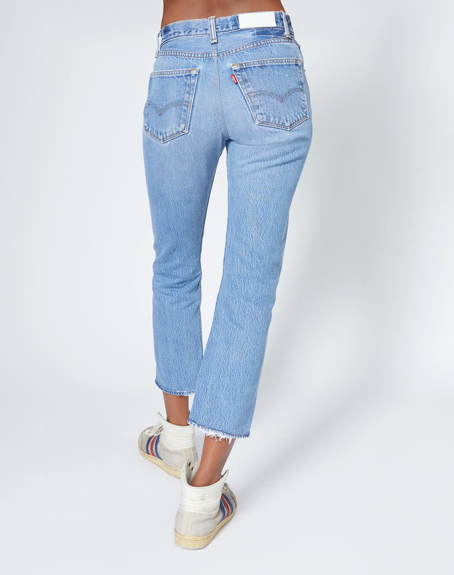 Levi's High Rise Crop - Indigo - Inseam 24 sold by Re/Done product image thumbnail 6