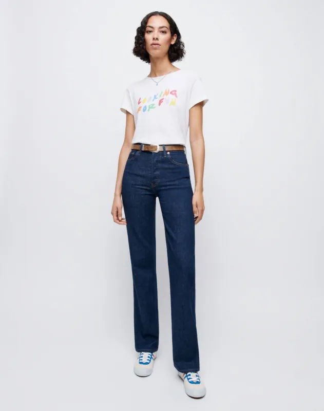 Comfort Stretch High Rise Loose - Rigid Like sold by Re/Done