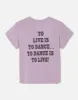 Classic "Snoopy Dancing" Tee - Lavender sold by Re/Done