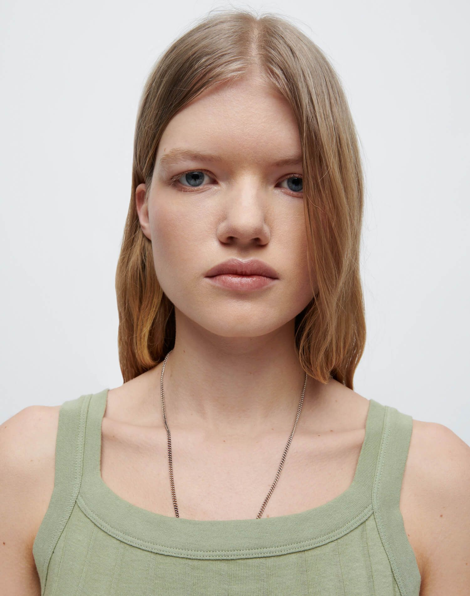 90s Variegated Rib Tank - Sage sold by Re/Done product image thumbnail 3