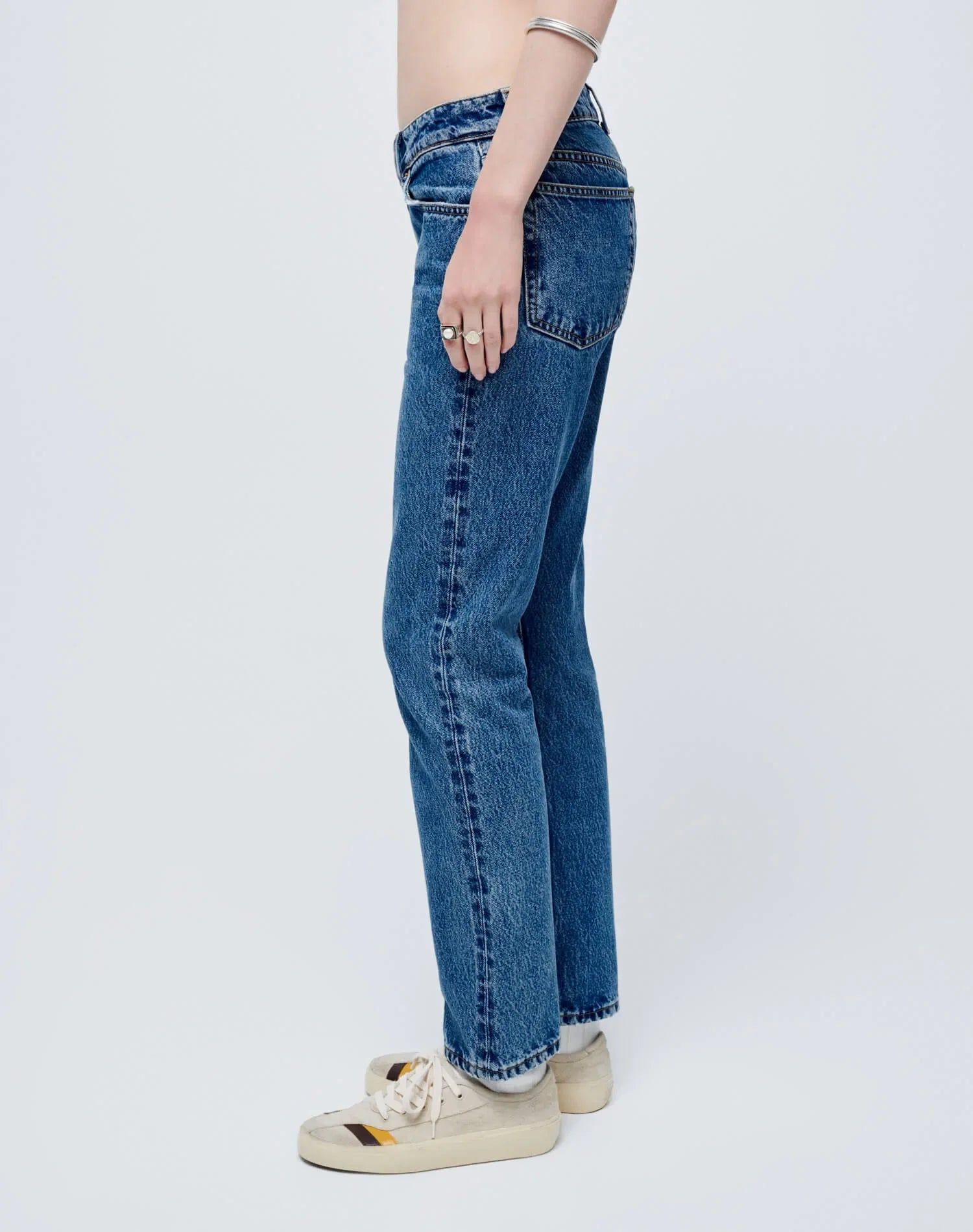 70s Low Rise Straight - Blue Mere sold by Re/Done product image thumbnail 7